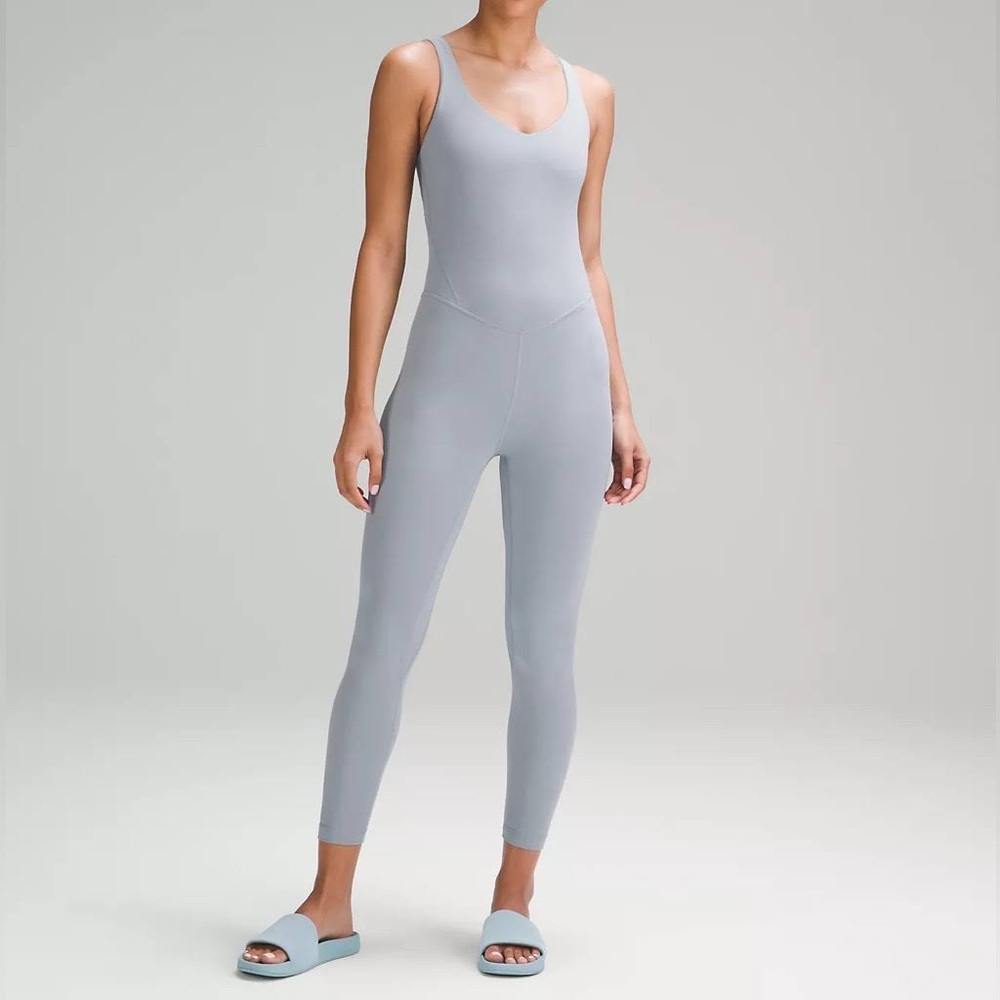 32. NWOT Lululemon Align Bodysuit 25” Chambray